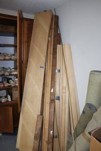 lot 232 image: Wood boards and pieces