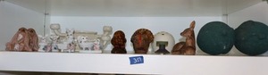 lot 351 image: Ceramic animals