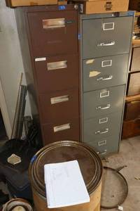 lot 374 image: File cabinets