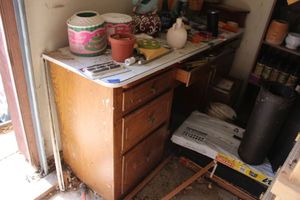 lot 391 image: Vintage storage desk only