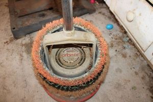 lot 482 image: Vintage Orbiter floor cleaner as shown