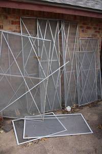 lot 548 image: Screen doors and windows