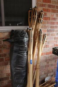 lot 555 image: Tiki torches