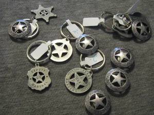 lot 161 image: Texas star key chain