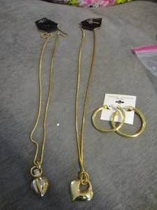 lot 72 image: gold necklaces