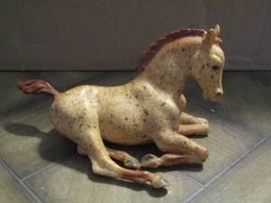lot 19 image: vintage 1970s red roan foal #167 Breyer horse