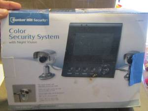 lot 178 image: bunker hill security system with night vision in box