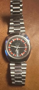 lot 1 image: HAMILTON WATCH 36000-  SELF WINDING  AUTO DATE  DAY , DORCHESTER (HF)  14K ELECTROPLATED, SWISS MADE