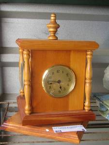 lot 8 image: 4 SIDED WEATHER MACHINE Turnable  Clock, Temperature, Humidity, Barameter   - Made in France