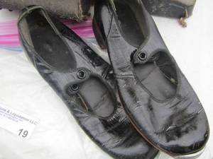 lot 19 image: Continental tap dancing shoes unknown size