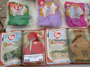 lot 44 image: ty beanie babies qty 7