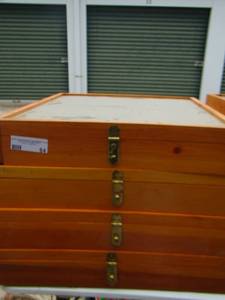 lot 64 image: GLASS DISPLAY CASES   QTY
