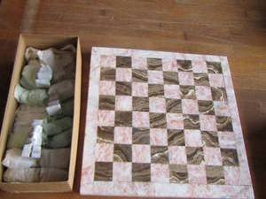 lot 127 image: marble glass chest game