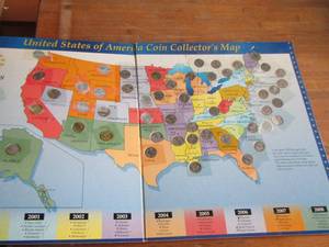lot 144 image: Collectors album Twenty Five Cent Coins minted 1999-2008  ( CONTAINS QUARTERS)