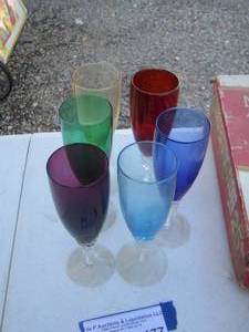 lot 177 image: colorful wine glasses