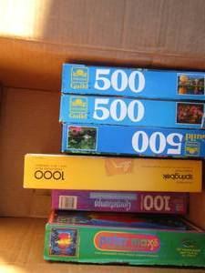 lot 183 image: PUZZLES  Qty 6