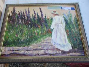 lot 198 image: 18 x 22 framed painting by g rimes