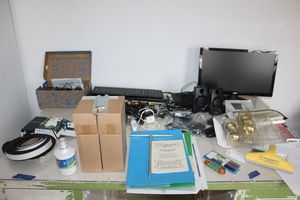 lot 103 image: Office supplies, electronics, Waterdrop replacement filters, see photos