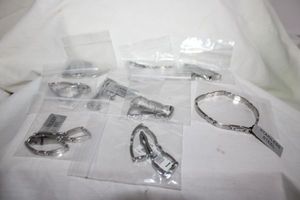 lot 218 image: Jewelry Stainless Steel bracelets