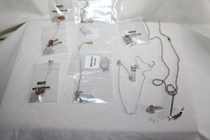 lot 227 image: Jewelry Gemstone necklaces as shown