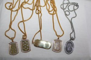 lot 242 image: Jewelry Necklaces marked St. Steel