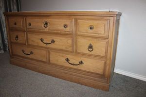 lot 25 image: Vintage long dresser, see photos