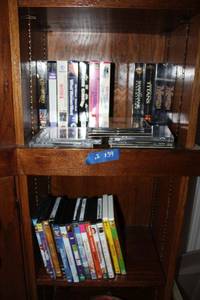 lot 139 image: DVDs and VHS