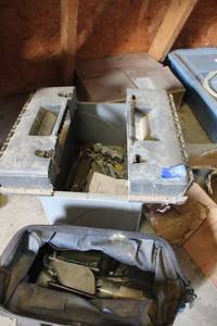 lot 320 image: Tool box and tool bag with wrenches
