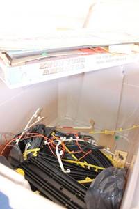 lot 392 image: Vintage toy race track and games
