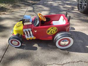 lot 373 image: Mickey Mouse Disney Roadster car as shown