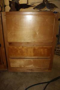 lot 429 image: Cabinet with flip down top shelf PICKUP AT GRAND PRAIRIE LOCATION