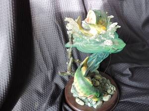 lot 47 image: Bradford Exchange Anglers Glory Freshwater Legends Bass Fishing Limited Edition