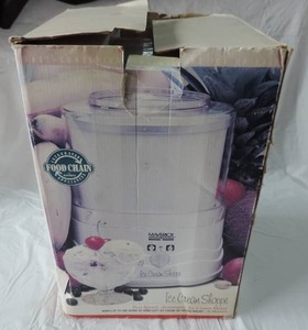 lot 96 image: Ice Cream Maker new box has some imperfections see pic