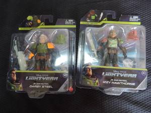 lot 107 image: Disney Pixar Buzz Lightyear The Movie Darby Steel and Izzy Hawthorne