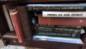 lot 118 image: lot of books and a set of cassette tapes
