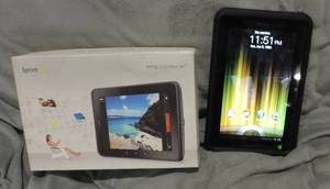 lot 163 image: Sprint htc EVO View 4G tablet with Otter Box cant find the charger
