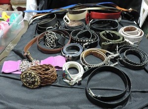 lot 167 image: mixed lot of Belts