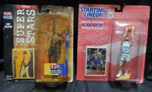 lot 184 image: 1 Starting Lineup 1 Super Stars basketball figures see pic