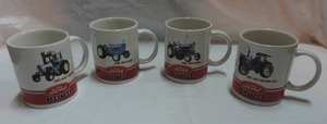 lot 264 image: set of 4 Ford Tractor Coffee cups