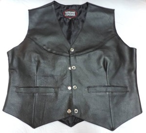 lot 290 image: XL leather vest