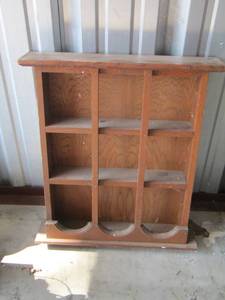 lot 22 image: 25235 wooden wall shelf