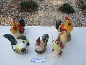 lot 31 image: chicken and rooster lot