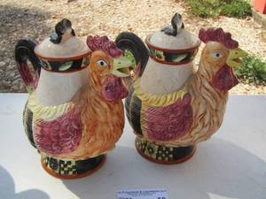 lot 50 image: rooster milk juice canisters
