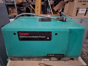 lot 5 image: Onan CMM 5500EFI Mobil Power Generator