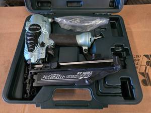 lot 12 image: NEW Hitachi NT 65M2(s) Finish Nailer w Case & More