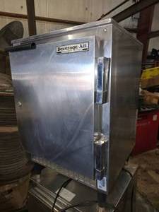 lot 36 image: WORKS  Beverage Air UCR20 Shallow Depth Low Profile Undercounter Refrigerator