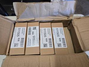 lot 68 image: Case of Sunpower Solar Panel End Clamps.  4 Clamps Per Box.  4 Boxes in the Case.