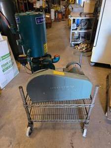 lot 84 image: Kinney AirGasWater Vacuum Pump Assembly w .75HP Baldor Motor