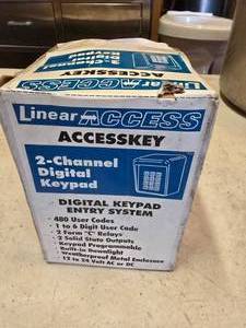 lot 92 image: NEW Linear Access 2-Channel Digital Keypad Entry System