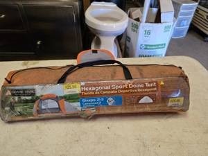 lot 98 image: Ozark Trail 2-3 Person Dome Tent.  Dusty But Unopened